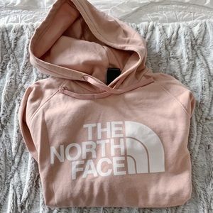 Woman’s NORTH FACE PINK LOGO HOODIE SIZE SMALL